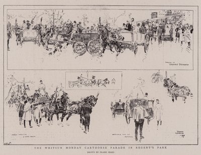 The Whitsun Monday Carthorse Parade in Regent